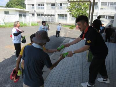 お礼のお茶